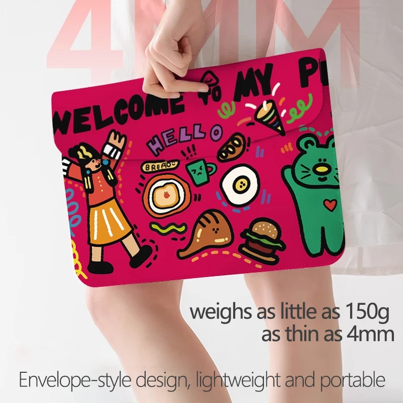 Fun & Cute 2-in-1 Laptop Mouse Pad & Inner liner bag - Ultra Lightweight 12-15 Inch Notebook Case Kawaii Protective Cover
Fun & Cute 2-in-1 Laptop Mouse Pad & Inner liner bag - Ultra Lightweight 12-15 Inch Notebook Case Kawaii Protective Cover