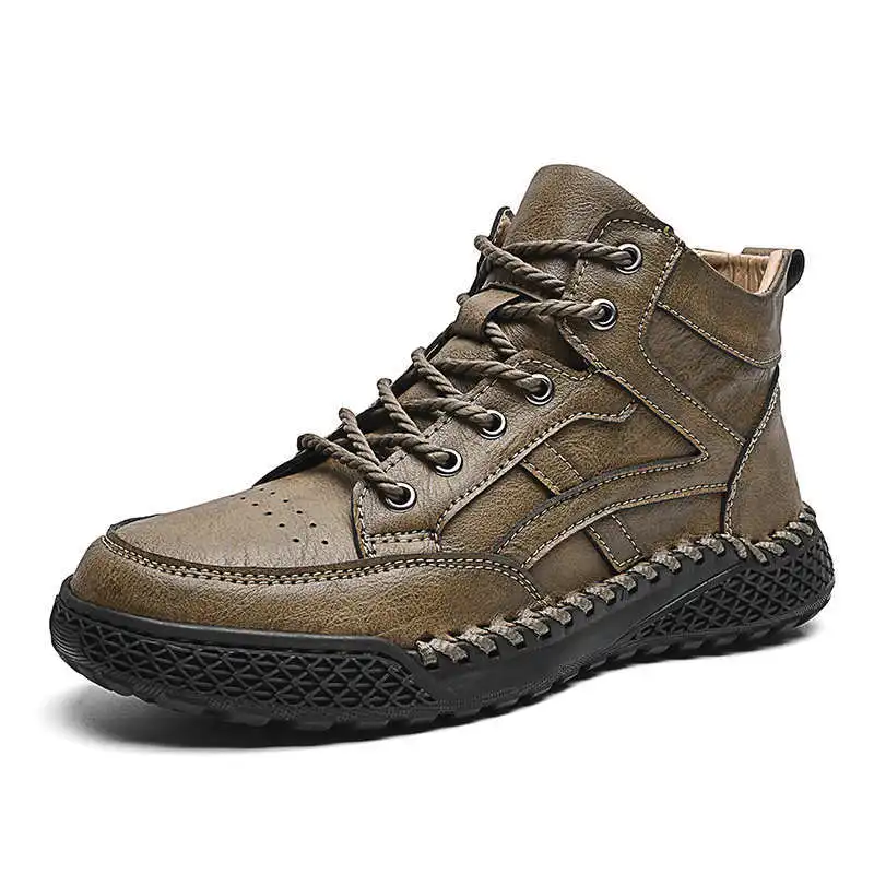 With Ties Synthetic Leather Men Hiking Treking Shoes Men Flat Man Shoes Sneakers Sport Sneskers Second Hand High-tech
With Ties Synthetic Leather Men Hiking Treking Shoes Men Flat Man Shoes Sneakers Sport Sneskers Second Hand High-tech
