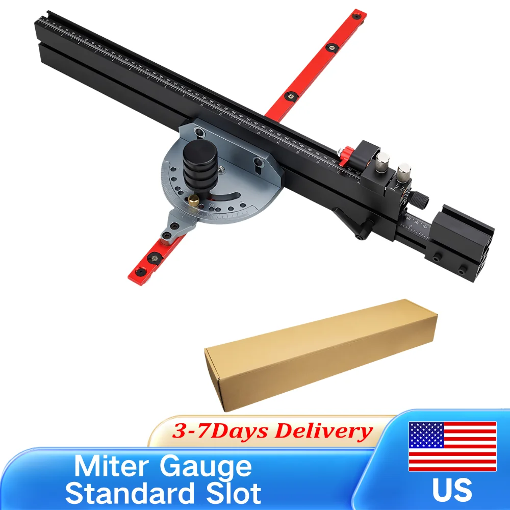 11 Preset Angles Woodworking Miter Gauge Adjustable Standard Slot 3/4 X 3/8 Inches Table Saw Precision Miter Gauge System Dual
11 Preset Angles Woodworking Miter Gauge Adjustable Standard Slot 3/4 X 3/8 Inches Table Saw Precision Miter Gauge System Dual