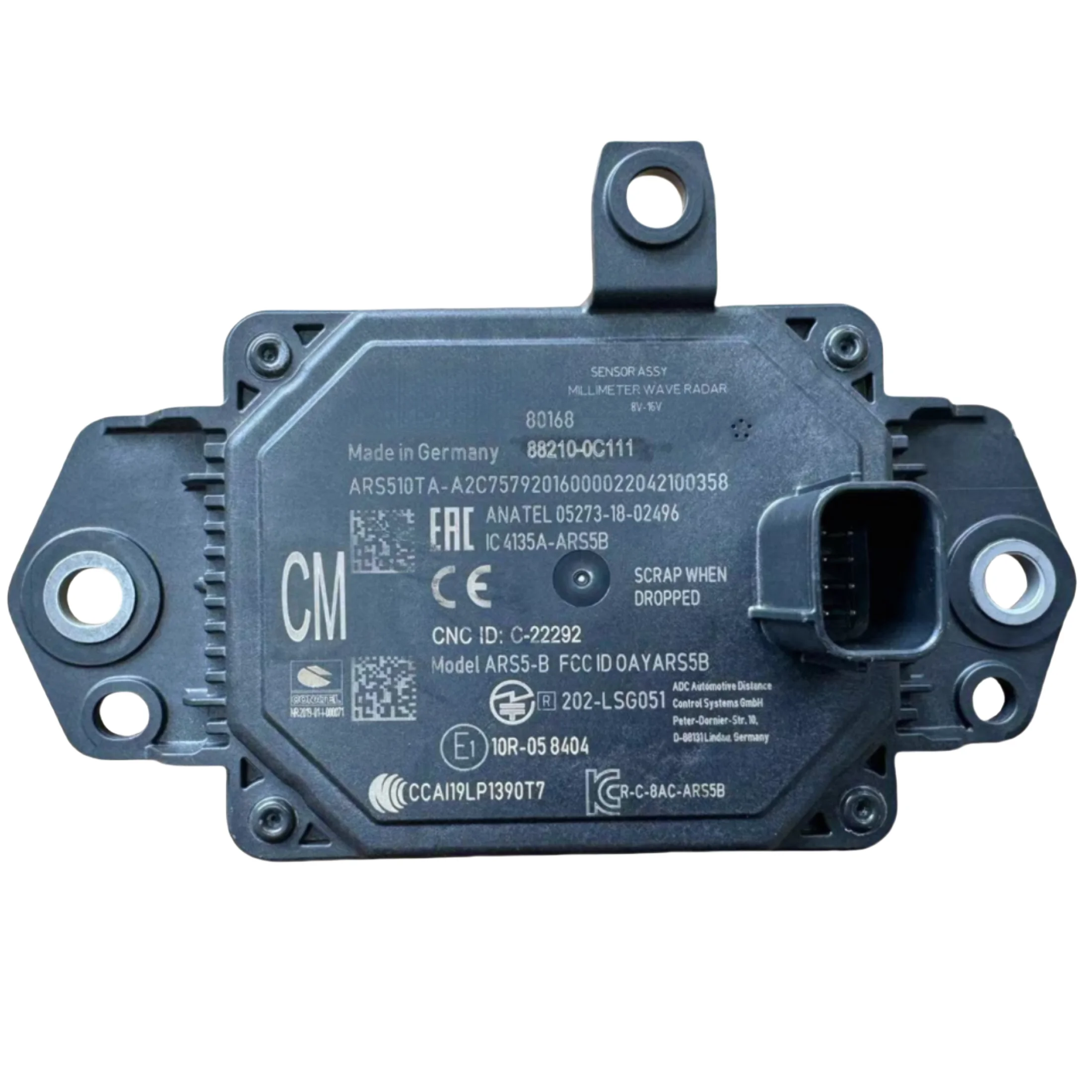 88210-0C111 Cruise Control Distance Radar Sensor for Toyota TUNDRA CRUISE 882100C111
88210-0C111 Cruise Control Distance Radar Sensor for Toyota TUNDRA CRUISE 882100C111