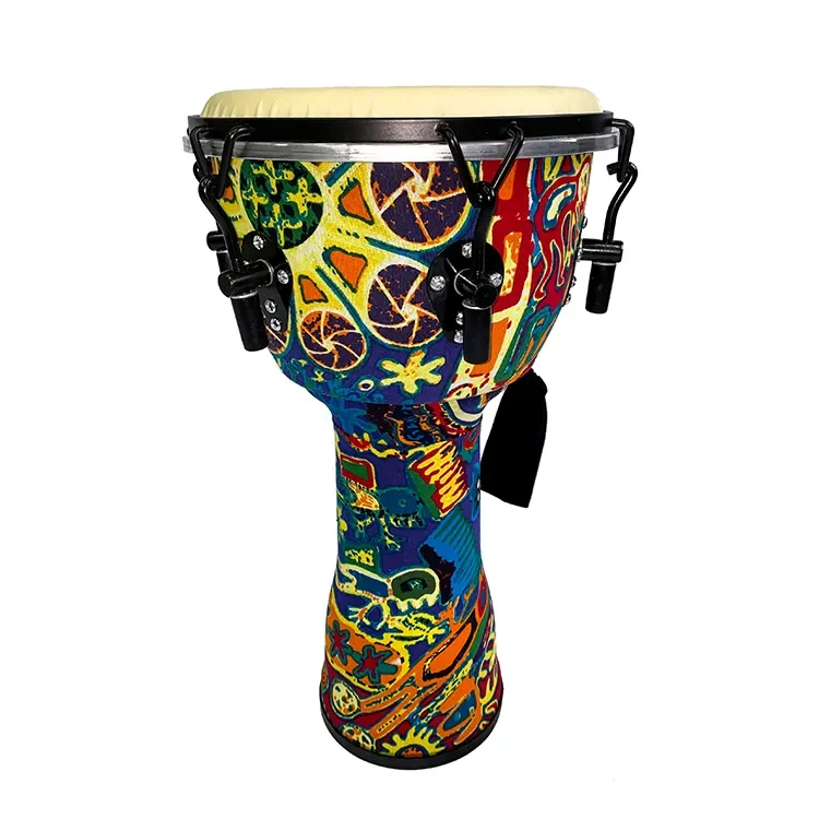 8"/ 10"/12" Fiber African Hand Drum Good Sound Musical Instrument With Colorful Pattern Circle Djembe
8"/ 10"/12" Fiber African Hand Drum Good Sound Musical Instrument With Colorful Pattern Circle Djembe