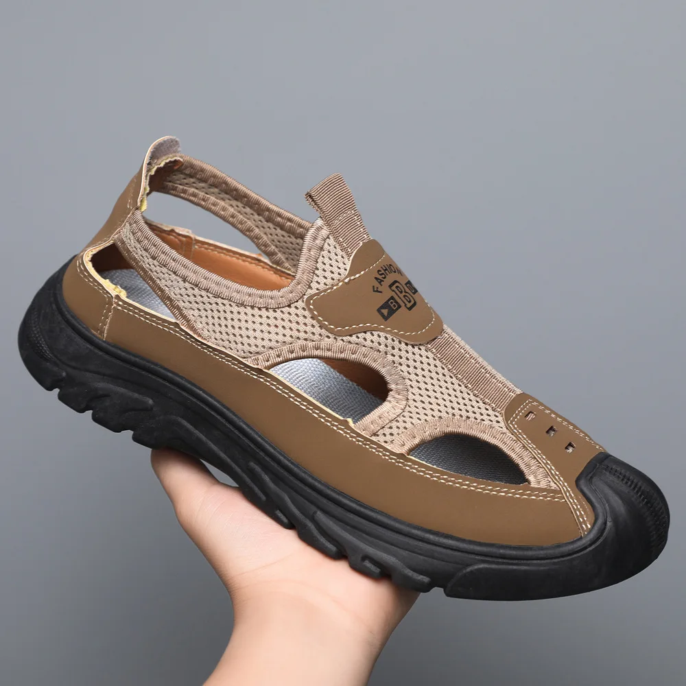 2026Summer Sandals Breathable Men Shoes Mesh Outdoor Men Hollow Sandals Antiskid Beach Sandals Flats Footwear Zapatillas Hombre
2026Summer Sandals Breathable Men Shoes Mesh Outdoor Men Hollow Sandals Antiskid Beach Sandals Flats Footwear Zapatillas Hombre