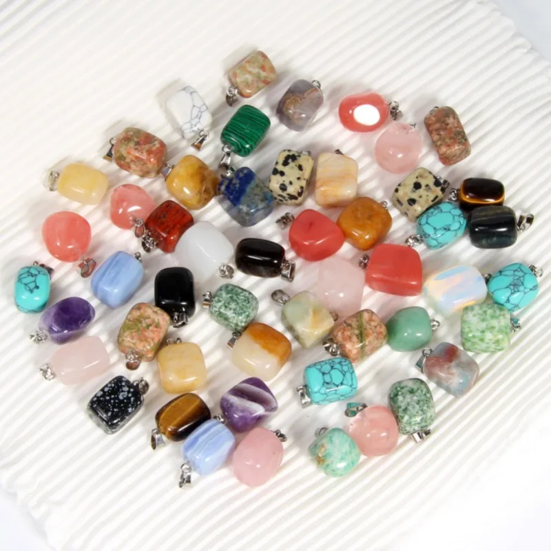50 шт., необработанный натуральный камень, кристалл, мини-подвески неправильной формы, опал, розовый кварц, агат, нефритовые подвески для изготовления ювелирных изделий, ожерелье, серьги
50 шт., необработанный натуральный камень, кристалл, мини-подвески неправильной формы, опал, розовый кварц, агат, нефритовые подвески для изготовления ювелирных изделий, ожерелье, серьги
