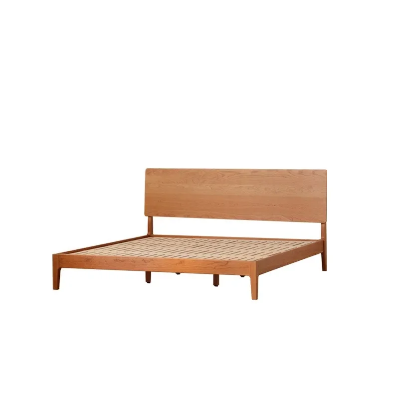 Nordic solid wood bed Japanese cherry wood simple Japanese 1.5 meters small apartment log single bed 1.8 meters double bed
Nordic solid wood bed Japanese cherry wood simple Japanese 1.5 meters small apartment log single bed 1.8 meters double bed