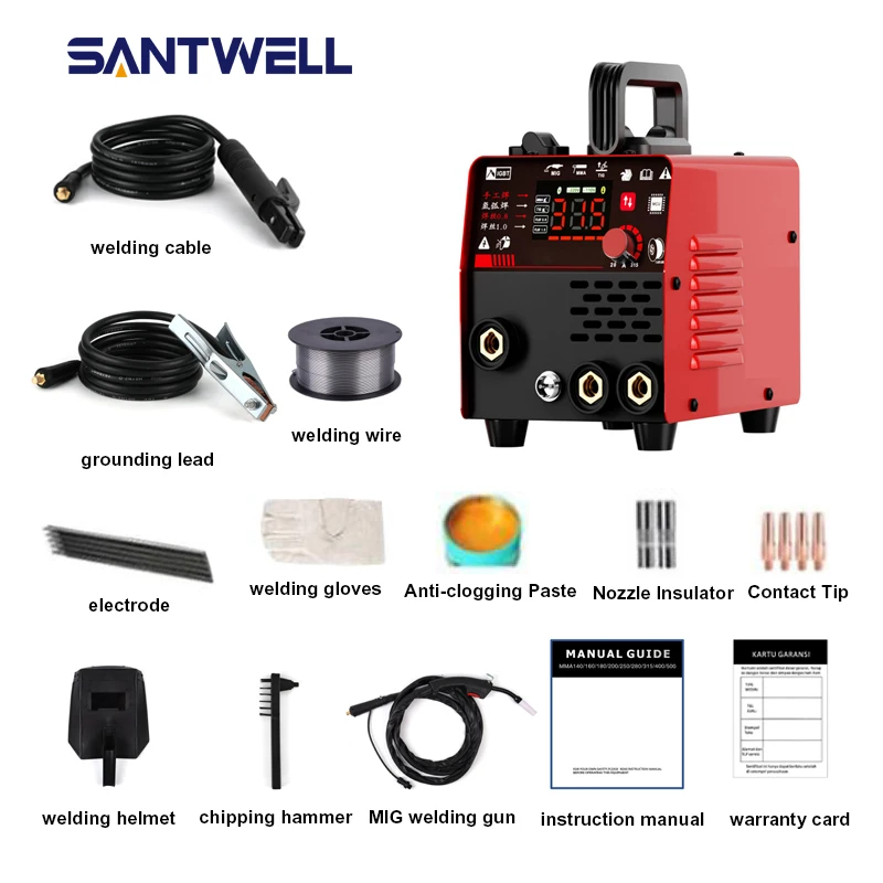 Santwell SSG-EW-021 Single-Phase Inverter Welding Machine 315A 100mm Max Pipe Diameter Low Carbon Steel 1-Year Warranty
Santwell SSG-EW-021 Single-Phase Inverter Welding Machine 315A 100mm Max Pipe Diameter Low Carbon Steel 1-Year Warranty