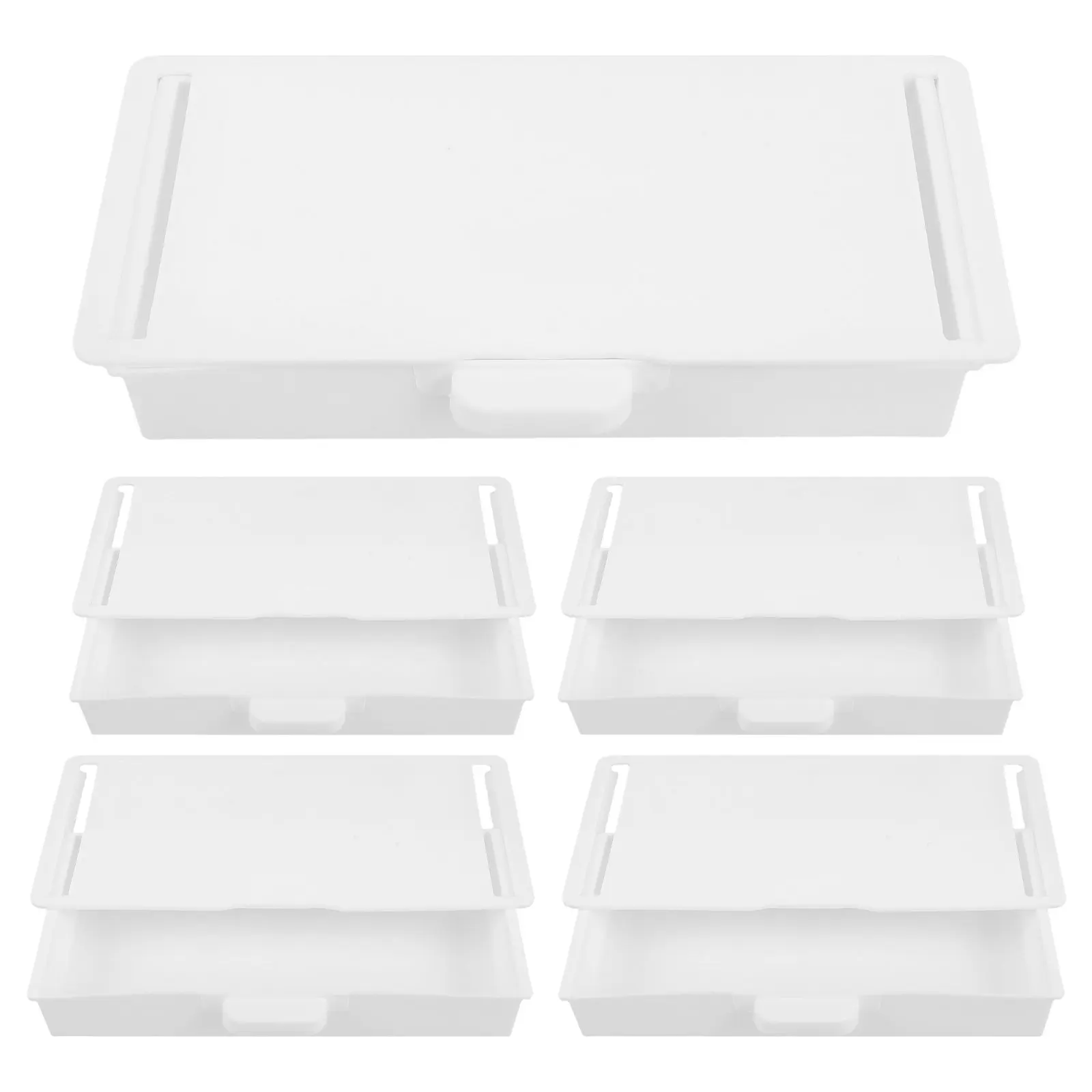2Pcs Self-Adhesive Under Desk Drawer Organizer Hidden Desktop Storage Box Space Saving Slide Out Pencil Tray Stationery Gadgets
2Pcs Self-Adhesive Under Desk Drawer Organizer Hidden Desktop Storage Box Space Saving Slide Out Pencil Tray Stationery Gadgets