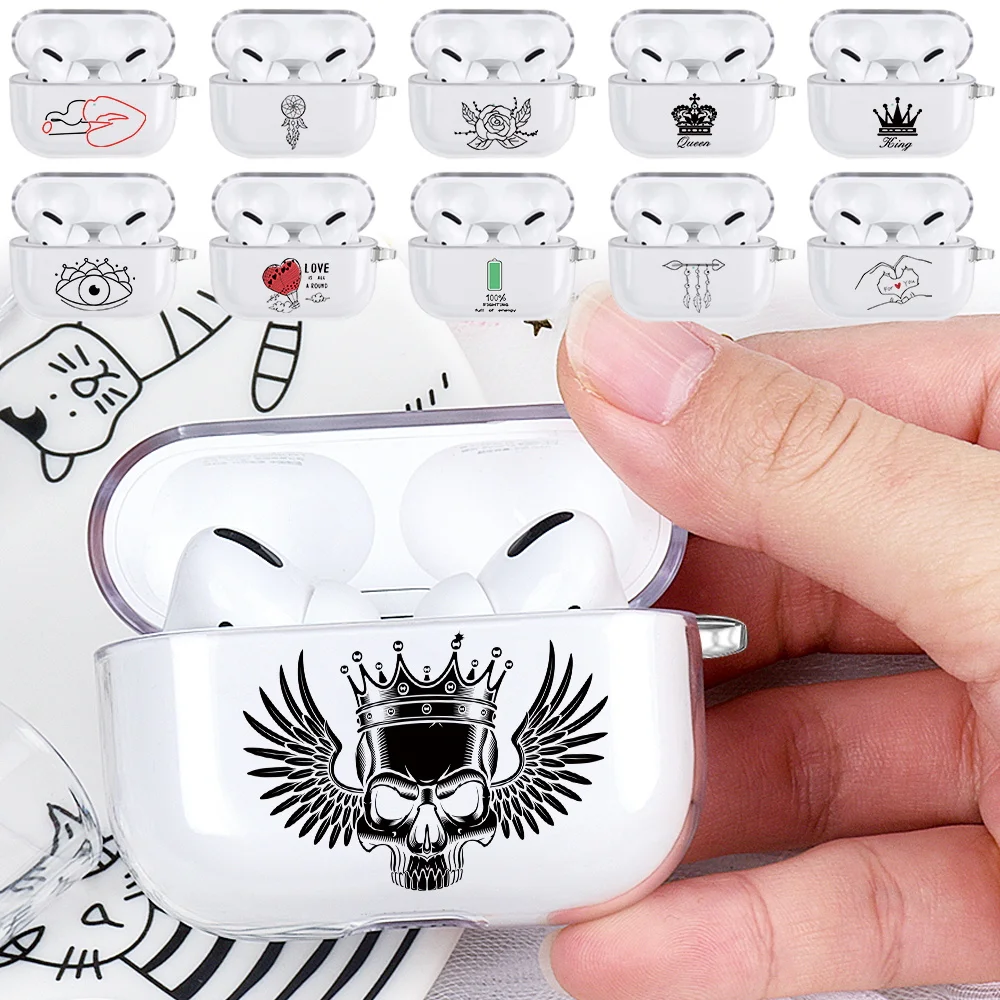 Earphone Case for Apple AirPods Pro /AirPods 3rd Gen Anti-drop White Image Print Wireless Bluetooth Headphone Silicone Cover
Earphone Case for Apple AirPods Pro /AirPods 3rd Gen Anti-drop White Image Print Wireless Bluetooth Headphone Silicone Cover