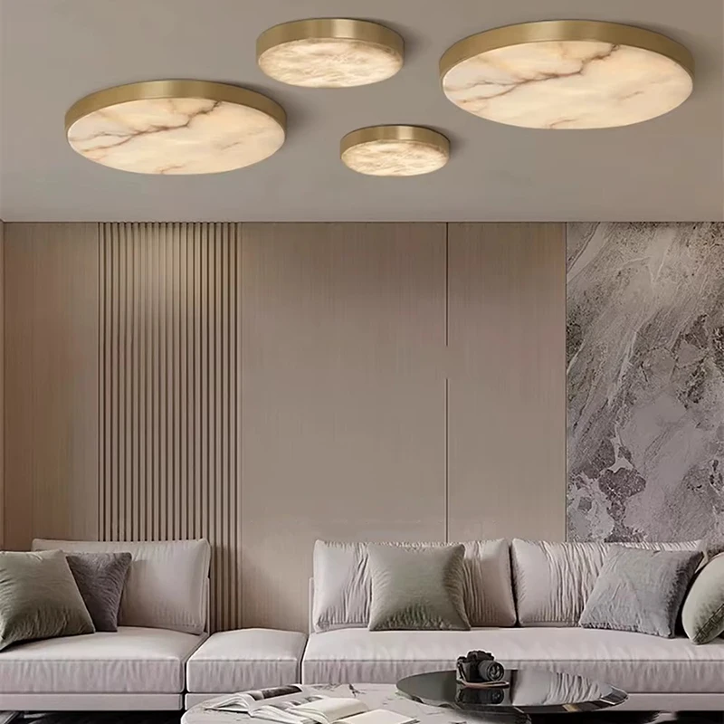Modern Full Copper Led Ceiling Lamp Natural Marble Light Luxury Black Gold Dining Room Living Room Interior Bedroom Lighting Fix
Modern Full Copper Led Ceiling Lamp Natural Marble Light Luxury Black Gold Dining Room Living Room Interior Bedroom Lighting Fix