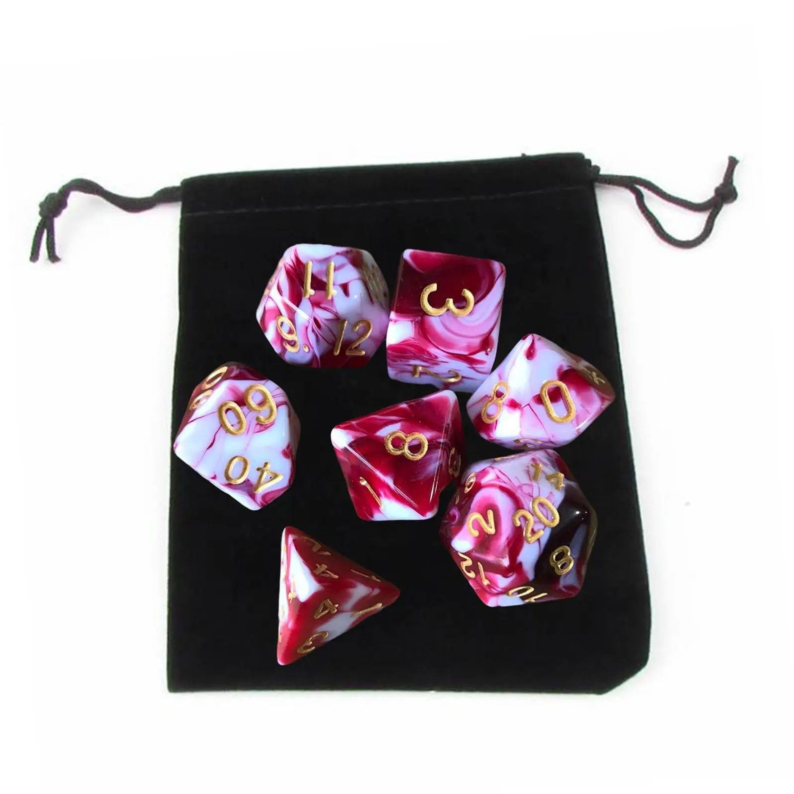 Math Teaching Polyhedral Dices Acrylic Set Bulk Pack Assorted Colors for Tabletop Board and Casino Dice Games
Math Teaching Polyhedral Dices Acrylic Set Bulk Pack Assorted Colors for Tabletop Board and Casino Dice Games