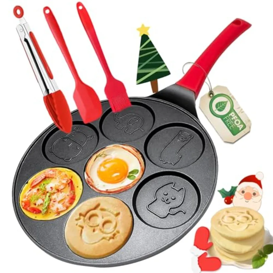 Egg Pan Omelette Pan Pancake Pan Maker Nonstick Egg Cooker Skillet for Pancakes Cookies Burgers Breakfast Pan
Egg Pan Omelette Pan Pancake Pan Maker Nonstick Egg Cooker Skillet for Pancakes Cookies Burgers Breakfast Pan