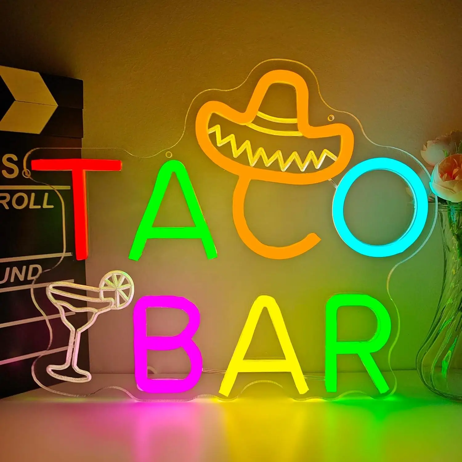 Taco Bar Neon Sign USB Dimmable LED Lights for Mexican Restaurant Brunch Bar Retail Store Taco Fiesta Party Wall Art Decor Gifts
Taco Bar Neon Sign USB Dimmable LED Lights for Mexican Restaurant Brunch Bar Retail Store Taco Fiesta Party Wall Art Decor Gifts