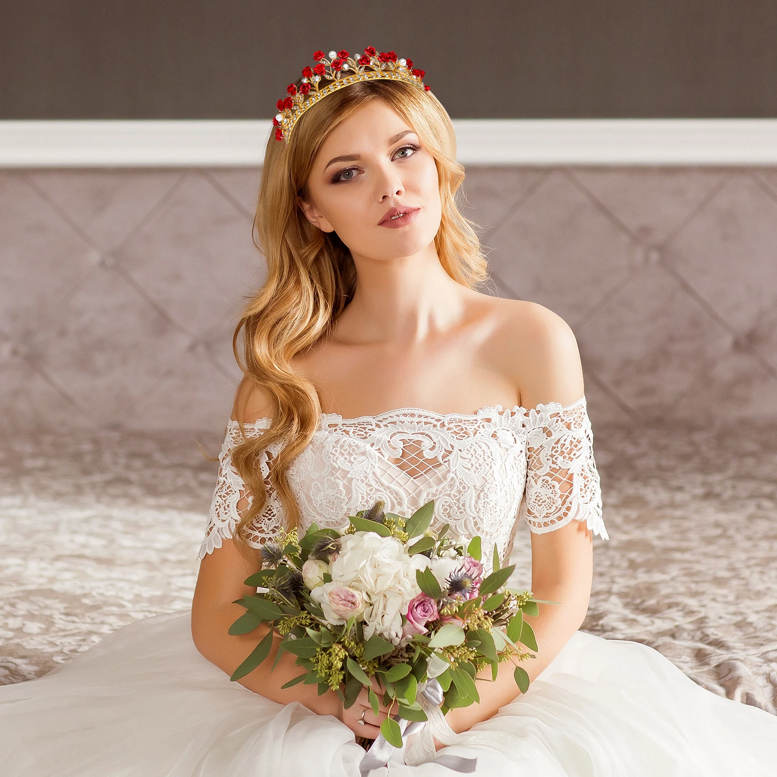 Crystal Crown Rhinestones Headwear Bridal Wedding Accessories Girls Creative Bride Crown Adult Bridesmaid Rose Headdress
Crystal Crown Rhinestones Headwear Bridal Wedding Accessories Girls Creative Bride Crown Adult Bridesmaid Rose Headdress