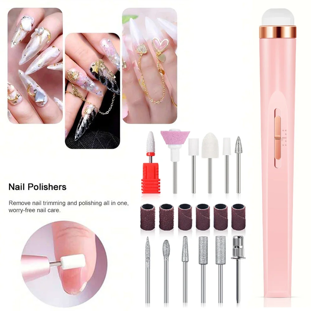 YIKOOLIN Electric Nail File Portable Nail Set with 4 Speeds Cuticle Trimmer Battery Operated Manicure and Pedicure Tools
YIKOOLIN Electric Nail File Portable Nail Set with 4 Speeds Cuticle Trimmer Battery Operated Manicure and Pedicure Tools