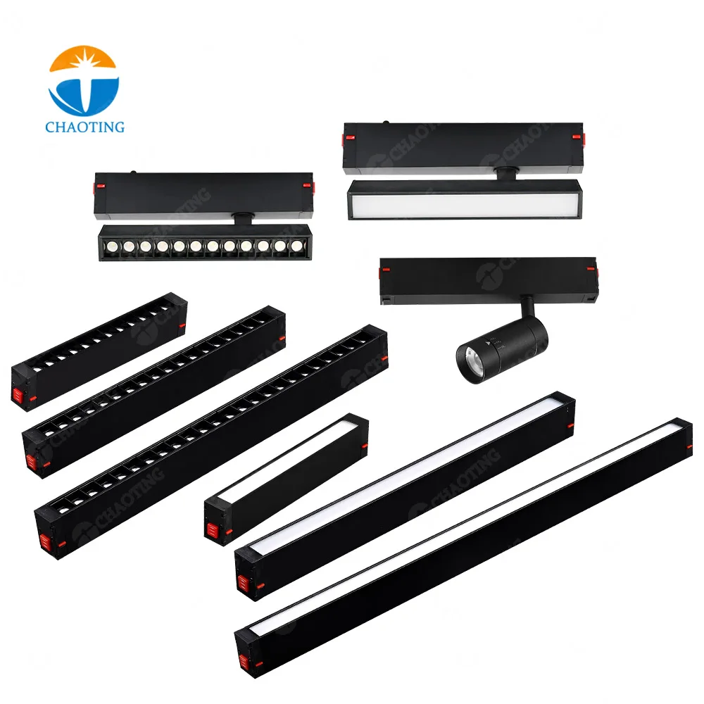 New Commerce Black White 30W 40W 50W 60W Dimmable Anti-glare LED Magnetic Track Light Rail Linear Office Lamp
New Commerce Black White 30W 40W 50W 60W Dimmable Anti-glare LED Magnetic Track Light Rail Linear Office Lamp