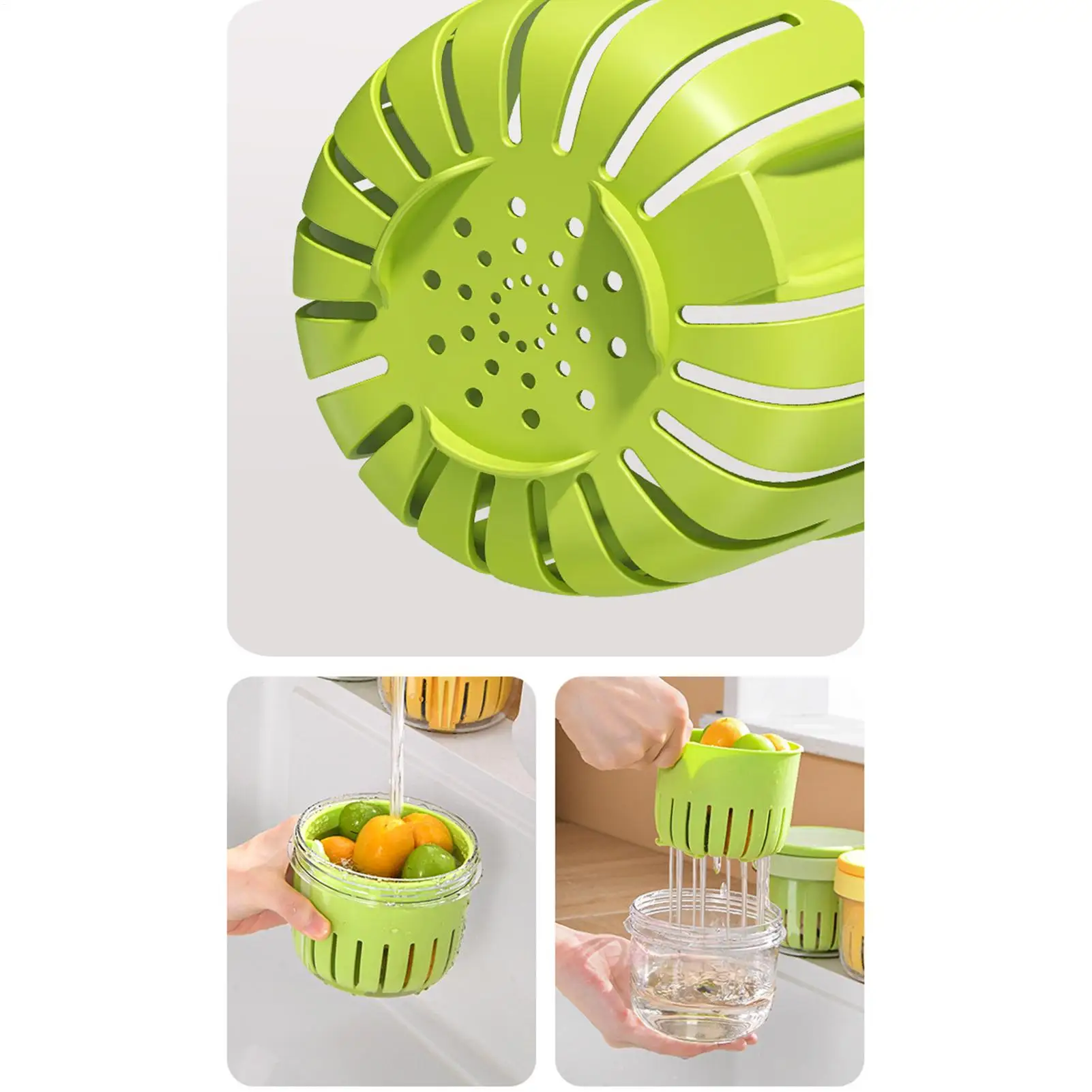 Portable Oat Container Double-Layer Drain Fruit Cup Reusable Leak Proof Plastic Salad Cup Breakfast Cup With Fork&Handle
Portable Oat Container Double-Layer Drain Fruit Cup Reusable Leak Proof Plastic Salad Cup Breakfast Cup With Fork&Handle