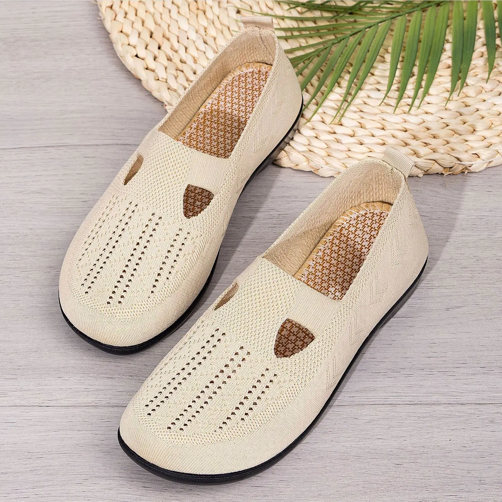Flat Shoes Hollow Out Breathable Loafers Soft Sole Lightweight Walking 2026 Comfortable Daily Walking Casual Wear New Arrival
Flat Shoes Hollow Out Breathable Loafers Soft Sole Lightweight Walking 2026 Comfortable Daily Walking Casual Wear New Arrival
