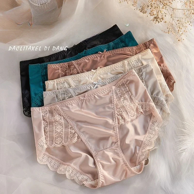 Light Luxury Comfort Underwear Traceless Breathable Skin-Friendly Thin Mid-High Waist Panties Women Sexy Lace Plus Size Briefs
Light Luxury Comfort Underwear Traceless Breathable Skin-Friendly Thin Mid-High Waist Panties Women Sexy Lace Plus Size Briefs