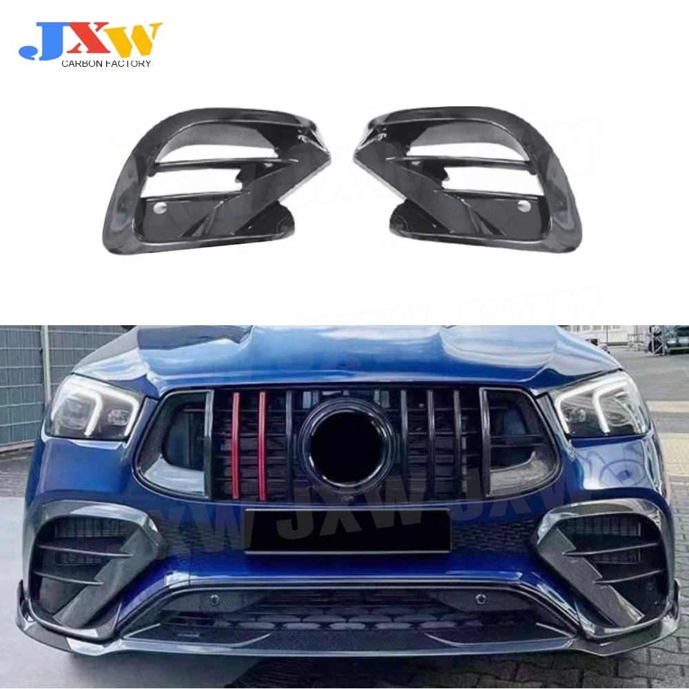 Carbon Fiber Front Bumper Air Vent Outlet Cover Trim for Benz GLE Class C167 GLE63 AMG Coupe 2020-2023 FRP Car Accessories Kits
Carbon Fiber Front Bumper Air Vent Outlet Cover Trim for Benz GLE Class C167 GLE63 AMG Coupe 2020-2023 FRP Car Accessories Kits