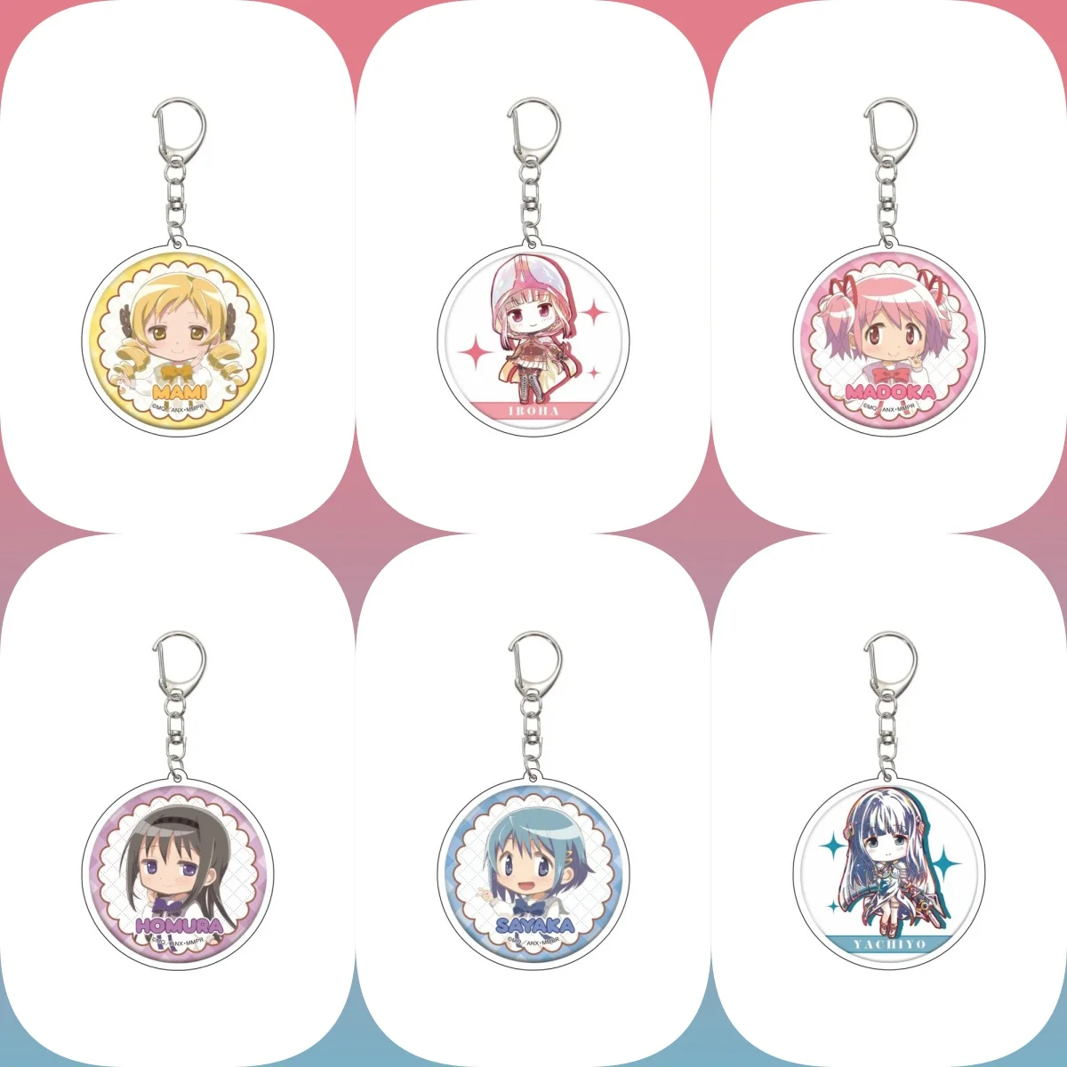 6cm hot Anime Puella Magi Madoka Magica Acrylic Keychain Stand Model Cosplay Characters Ornament Accesorios Good Gifts 
6cm hot Anime Puella Magi Madoka Magica Acrylic Keychain Stand Model Cosplay Characters Ornament Accesorios Good Gifts