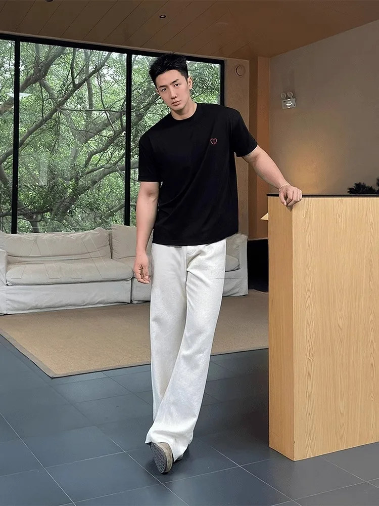 Men's Summer Thin Straight Leg Linen Wide Leg Pants American High Street Slim Casual Long Trousers Breathable Loose Fit
Men's Summer Thin Straight Leg Linen Wide Leg Pants American High Street Slim Casual Long Trousers Breathable Loose Fit