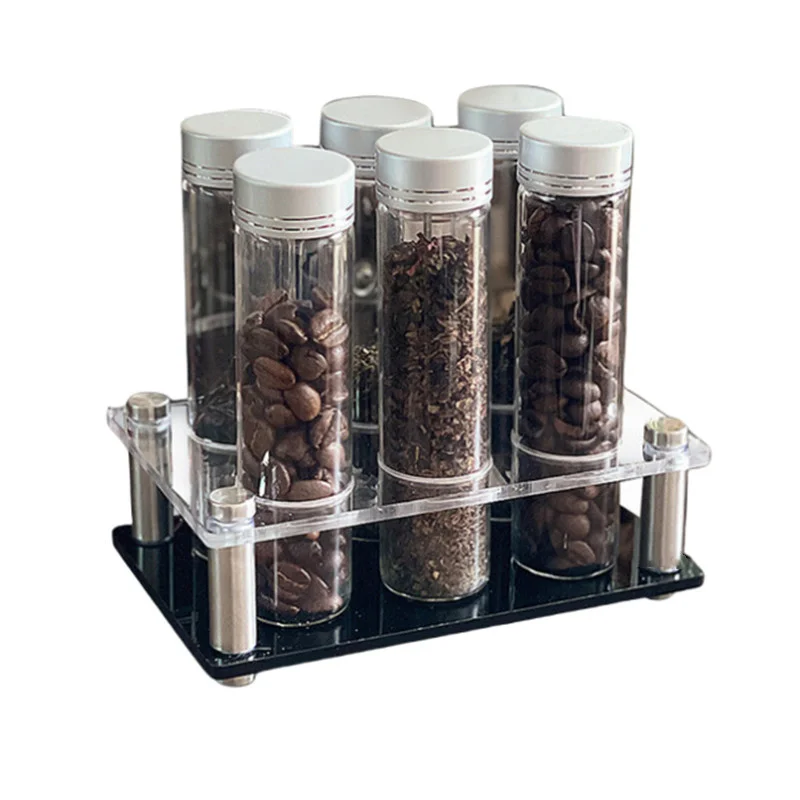 Coffee Beans Storage Container Portable Coffee Storage Jar Display Rack Glass Tea Tube Bottle with Silicone Funnel Espresso Tool
Coffee Beans Storage Container Portable Coffee Storage Jar Display Rack Glass Tea Tube Bottle with Silicone Funnel Espresso Tool