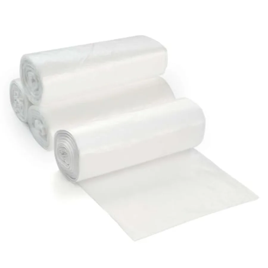 7-10 Gallon Clear Garbage Can Liners, 00 - Small - Medium Trash Can Liners - High Density, Thin, Lightweight, 8 Microns - for O
7-10 Gallon Clear Garbage Can Liners, 00 - Small - Medium Trash Can Liners - High Density, Thin, Lightweight, 8 Microns - for O