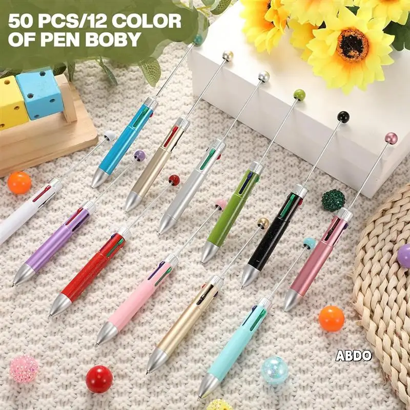 50Pc Bulk Multicolor Cute 1.0Mm Beaded Pens Beadable Pens 4-In-1 Beaded Ballpoint Pens Making Graduation Supplies A
50Pc Bulk Multicolor Cute 1.0Mm Beaded Pens Beadable Pens 4-In-1 Beaded Ballpoint Pens Making Graduation Supplies A