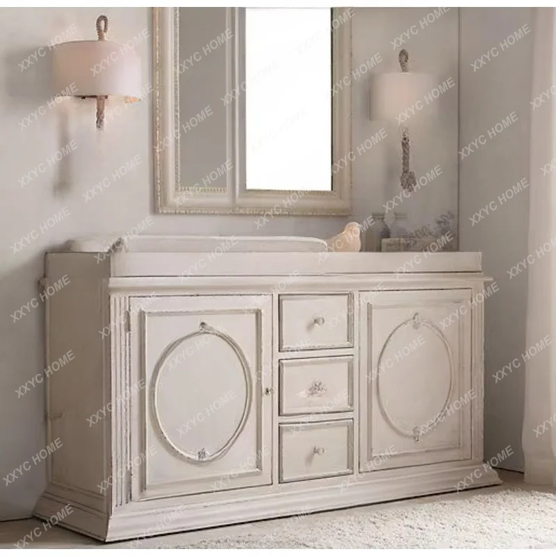 antique carved locker country style solid wood TV cabinet customization
antique carved locker country style solid wood TV cabinet customization