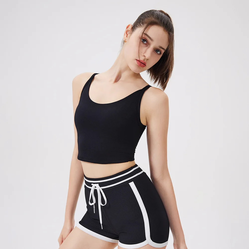 Летние женские рубашки для йоги без рукавов с подкладкой, спортивный жилет, топы для бега с широким подолом, спортивные бюстгальтеры для тренажерного зала, фитнеса, бюстгальтеры
Летние женские рубашки для йоги без рукавов с подкладкой, спортивный жилет, топы для бега с широким подолом, спортивные бюстгальтеры для тренажерного зала, фитнеса, бюстгальтеры