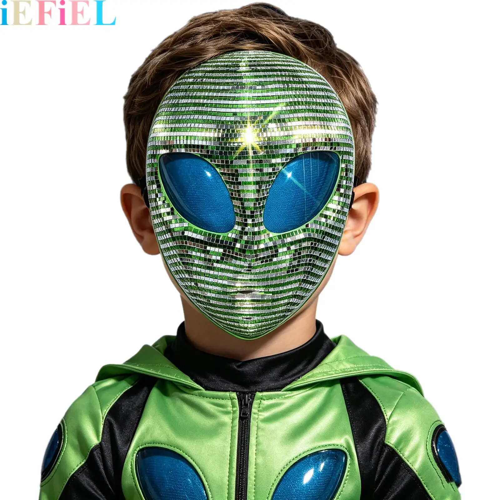 Alien Mask Disco Mirror-shiny Mask Halloween Face Mask with Elastic Band for Festival Cosplay Costume for Party
Alien Mask Disco Mirror-shiny Mask Halloween Face Mask with Elastic Band for Festival Cosplay Costume for Party
