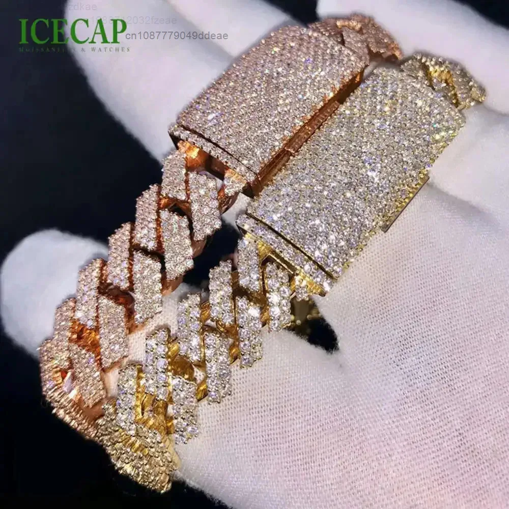 Luxury Design Fine Jewelry Necklace 925 Sterling Silver Chain Gra Certification 14mm Vvs Moissanite Cuban Link Chain for Men
Luxury Design Fine Jewelry Necklace 925 Sterling Silver Chain Gra Certification 14mm Vvs Moissanite Cuban Link Chain for Men