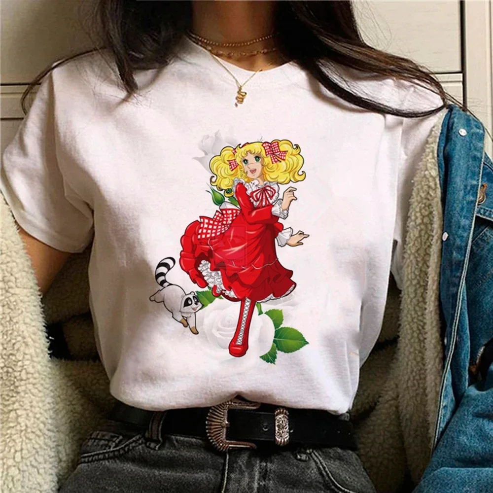 Candy Girl Designer Printed T-shirt Fashion Summer Women Casual Short Sleeve Streetwear Tshirts Tops Harajuku O-Neck Clothes
Candy Girl Designer Printed T-shirt Fashion Summer Women Casual Short Sleeve Streetwear Tshirts Tops Harajuku O-Neck Clothes