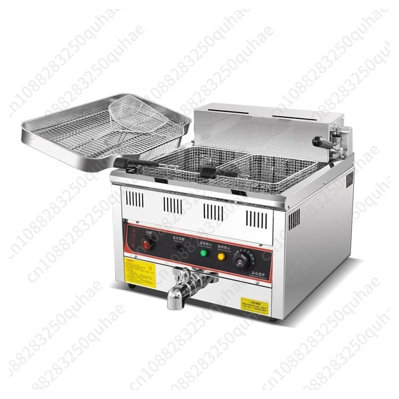 Commercial Thermostatic Gas Deep Fryer, Large Capacity Tabletop Fryer for Stall Fried Snacks
Commercial Thermostatic Gas Deep Fryer, Large Capacity Tabletop Fryer for Stall Fried Snacks