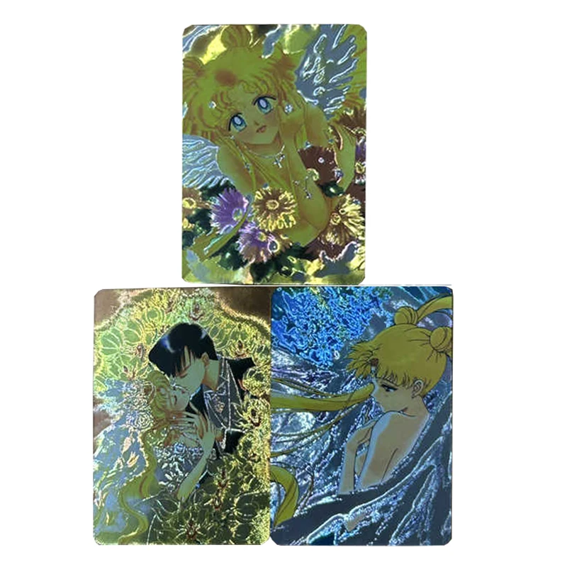 3pcs/set Sailor Moon DIY self-made Color Flash Card Anime Game Collection Card Gift Toy 59*86mm
3pcs/set Sailor Moon DIY self-made Color Flash Card Anime Game Collection Card Gift Toy 59*86mm