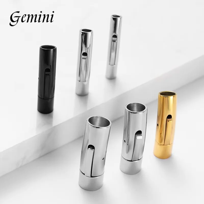 10Pcs Stainless Steel Bayonet Clasp 2-10mm Hole PushLock Lace Buckle Leather Cord Clasp For DIY Bracelet Jewelry Making Supplies
10Pcs Stainless Steel Bayonet Clasp 2-10mm Hole PushLock Lace Buckle Leather Cord Clasp For DIY Bracelet Jewelry Making Supplies