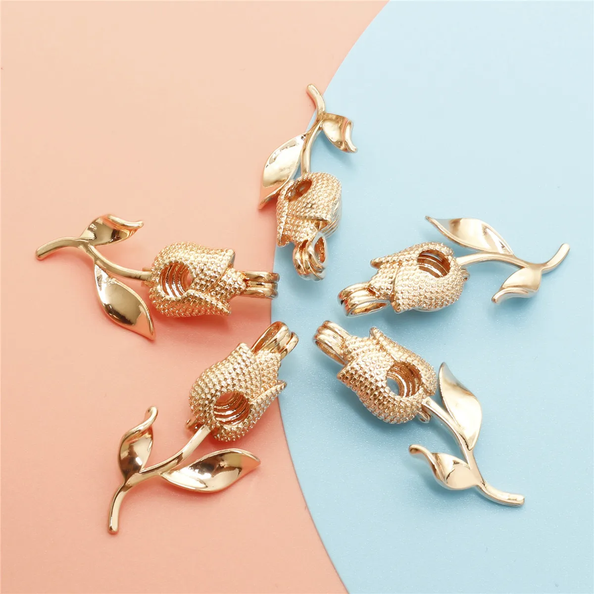 10pcs Rose Flower Leaf Pearl Cage Lava Bead Cage Pendant Diffuser Lockets for Oyster Pearl Jewelry Making
10pcs Rose Flower Leaf Pearl Cage Lava Bead Cage Pendant Diffuser Lockets for Oyster Pearl Jewelry Making