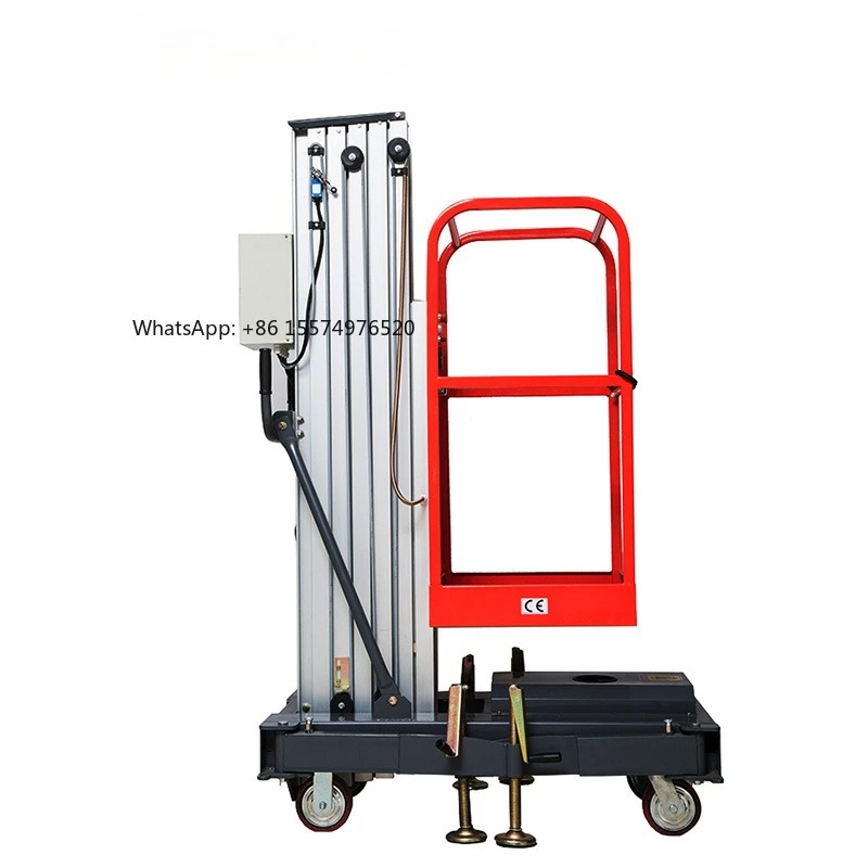 2026 Hot Selling Aluminum Alloy Mast Lift with Battery-Powered Automatic Single-Person Lift, High Quality
2026 Hot Selling Aluminum Alloy Mast Lift with Battery-Powered Automatic Single-Person Lift, High Quality
