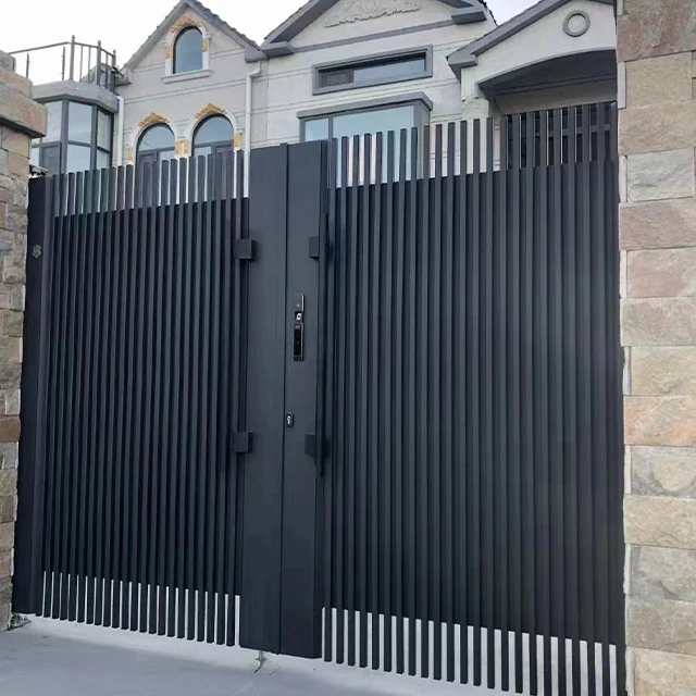 Automatic Opening Aluminum Alloy Swing Gates Modern Design Powder Coated Finish 5 Year Warranty for Outdoor UseCustomizable
Automatic Opening Aluminum Alloy Swing Gates Modern Design Powder Coated Finish 5 Year Warranty for Outdoor UseCustomizable