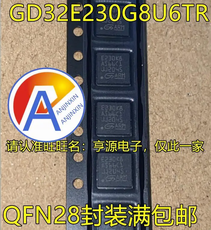10pcs 100% orginal new GD32E230G8U6TR E230K8 QFN28 32-bit microcontroller chip welcome to consult
10pcs 100% orginal new GD32E230G8U6TR E230K8 QFN28 32-bit microcontroller chip welcome to consult