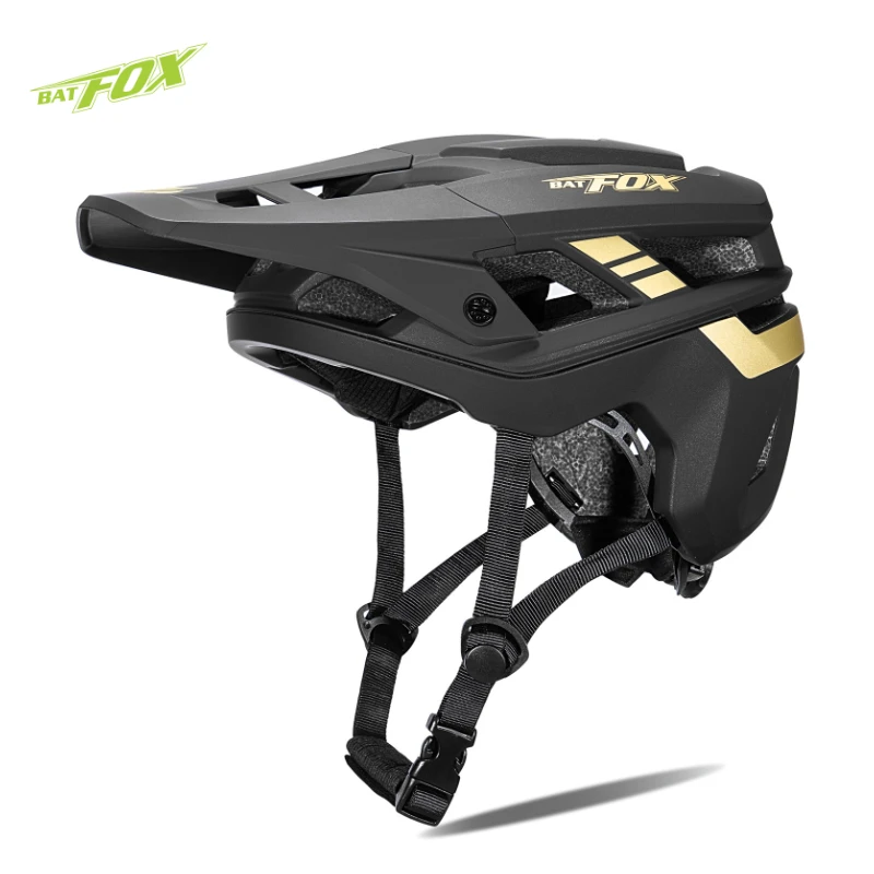 BATFOX Bicycle helmet mtb racing bike Off-road downhill Lightweight ventilation helmet Extend visor mountain bike helmet casco
BATFOX Bicycle helmet mtb racing bike Off-road downhill Lightweight ventilation helmet Extend visor mountain bike helmet casco