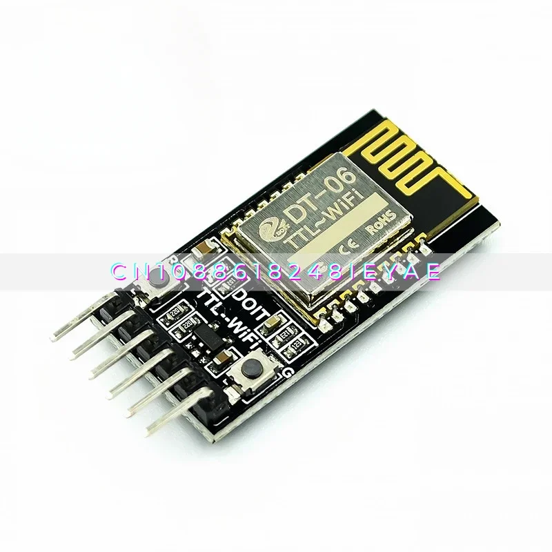 DT-06 Wireless WIFI Serial Transparent Transmission Module TTL To WIFI Compatible Bluetooth HC-06 Interface ESP-M2
DT-06 Wireless WIFI Serial Transparent Transmission Module TTL To WIFI Compatible Bluetooth HC-06 Interface ESP-M2