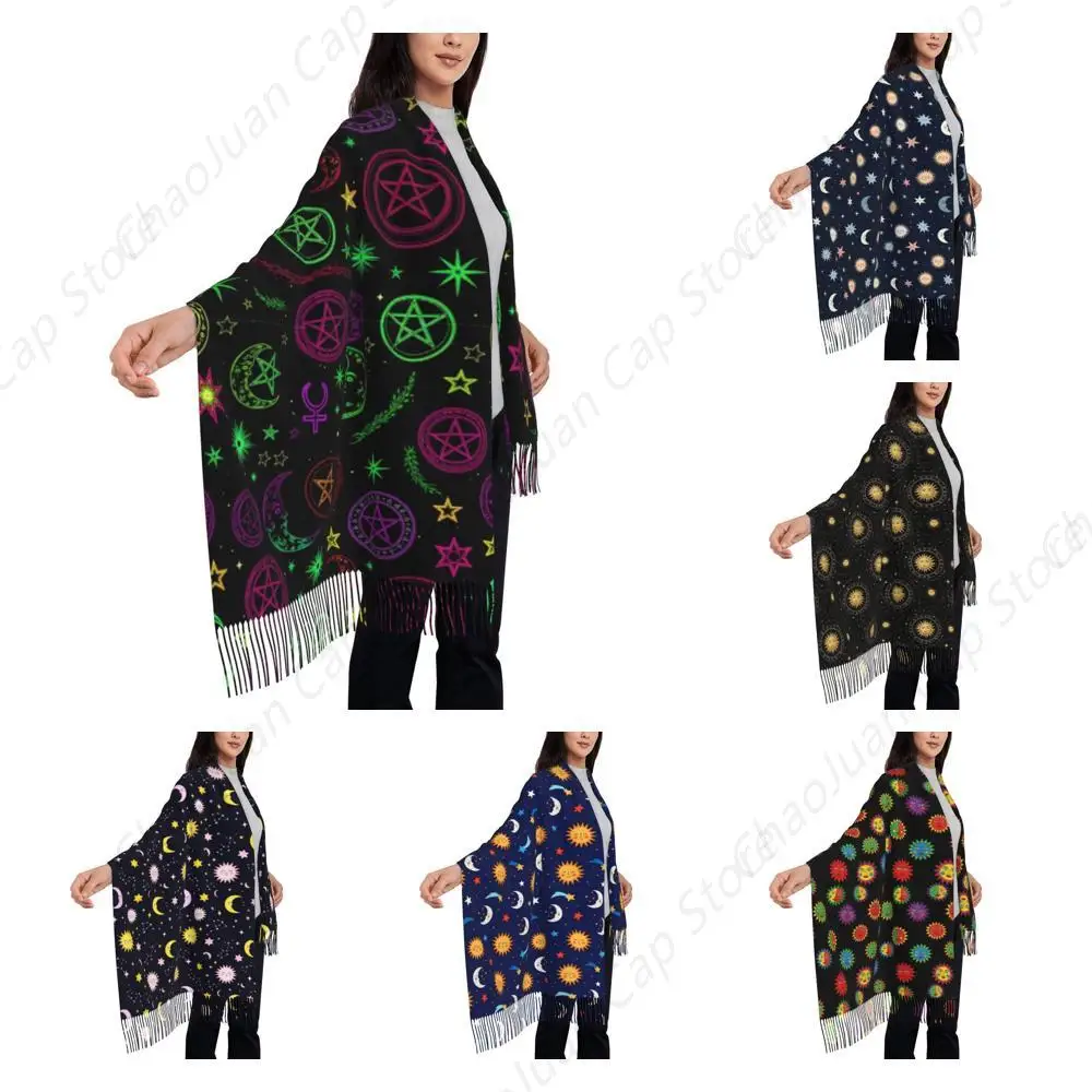 Women's Occultism Astrology Sun Moon Witch Magic Spirit Board Scarf Pashmina Shawls and Wraps for Wedding Favors Bride Bridesmai
Women's Occultism Astrology Sun Moon Witch Magic Spirit Board Scarf Pashmina Shawls and Wraps for Wedding Favors Bride Bridesmai