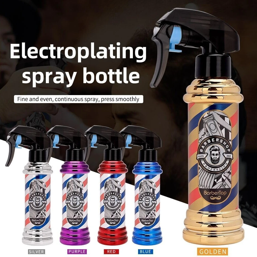2PCS 300ml Barber Stylist Fine Mist Press Spray Atomizing Bottle Special Tool for Hair Cutting Moistening Vintage Spray Bottle
2PCS 300ml Barber Stylist Fine Mist Press Spray Atomizing Bottle Special Tool for Hair Cutting Moistening Vintage Spray Bottle