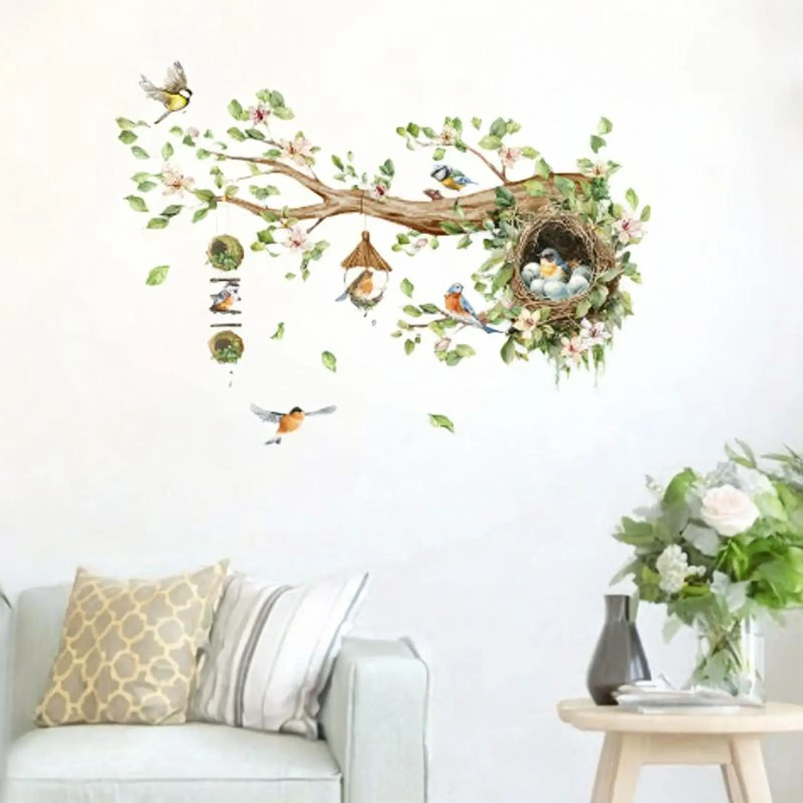 Tree Branch Wall Decal Backdrop Mural Poster Home Decor Floral Wall Art Decor for Living Room Bathroom Playroom Bedroom Offices
Tree Branch Wall Decal Backdrop Mural Poster Home Decor Floral Wall Art Decor for Living Room Bathroom Playroom Bedroom Offices