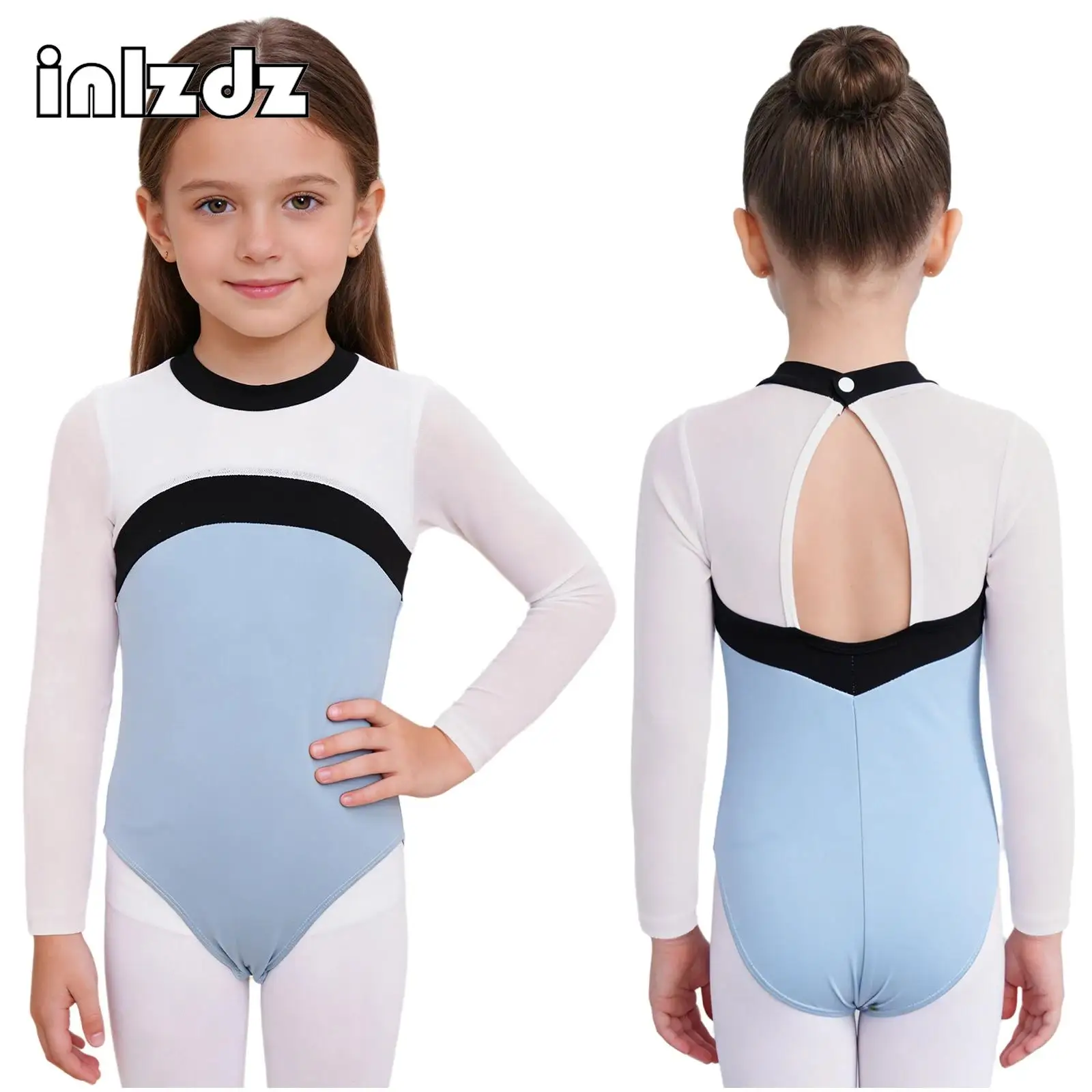 Rhythmic Gymnastics Dance Leotards for Girls Kids Sheer Mesh Long Sleeves Ballet Dance Practice Performance Examination Costumes
Rhythmic Gymnastics Dance Leotards for Girls Kids Sheer Mesh Long Sleeves Ballet Dance Practice Performance Examination Costumes