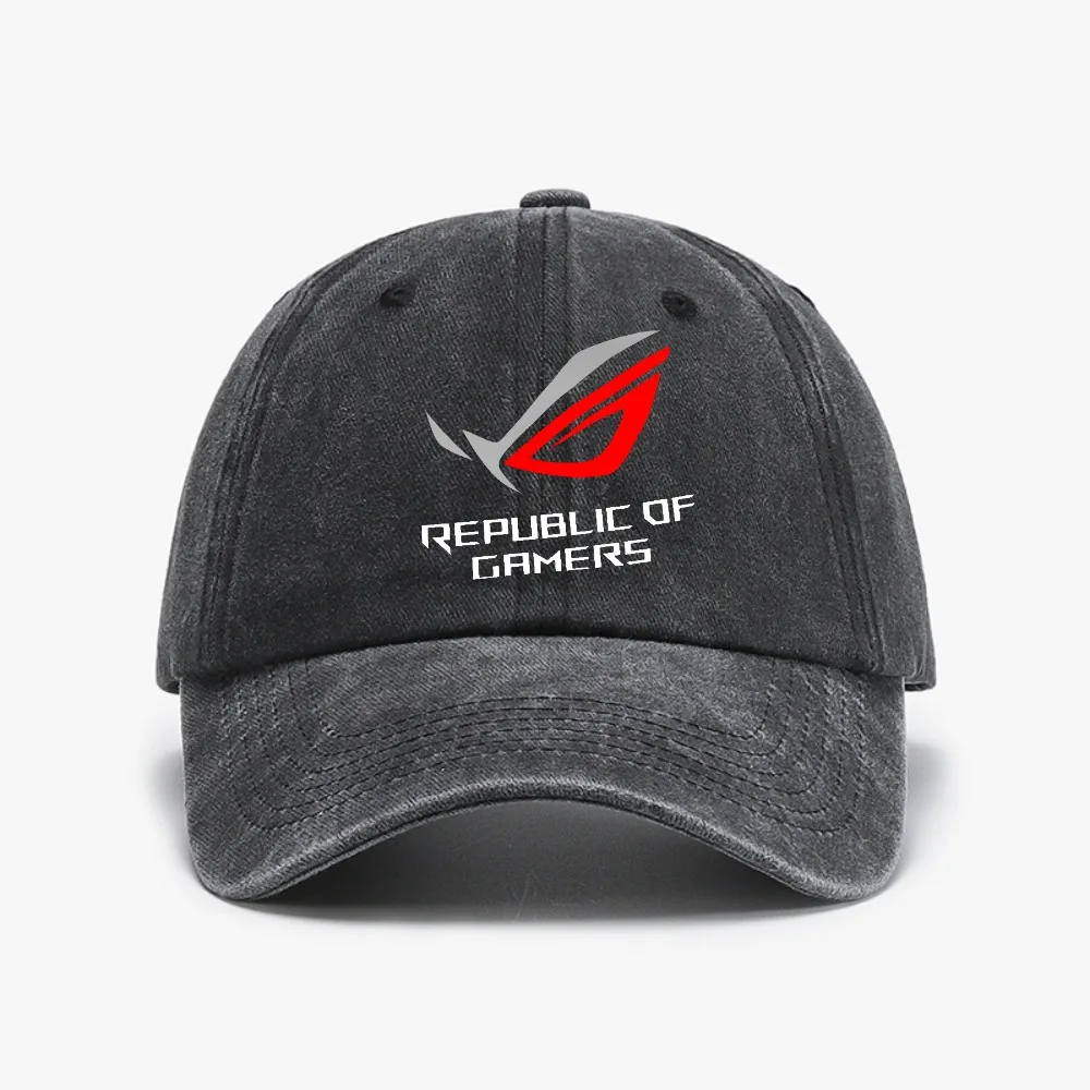Republic of Gamers Gaming Baseball Cap Unisex Distressed Washed Headwear Outdoor Running Golf Caps Hat
Republic of Gamers Gaming Baseball Cap Unisex Distressed Washed Headwear Outdoor Running Golf Caps Hat