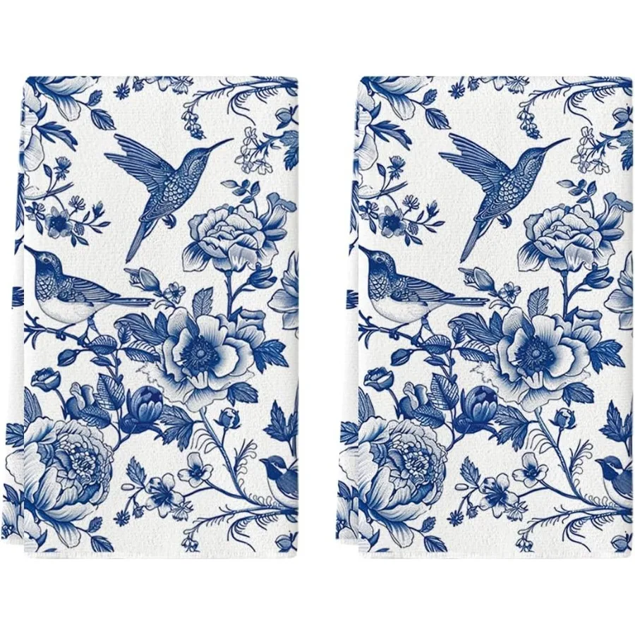 Синие цветы колибри Кухонные полотенца Полотенца для посуды 18x26 Ih Farmhouse Royal Blue Фарфоровые украшения Набор полотенец для рук из 2 шт.
Синие цветы колибри Кухонные полотенца Полотенца для посуды 18x26 Ih Farmhouse Royal Blue Фарфоровые украшения Набор полотенец для рук из 2 шт.