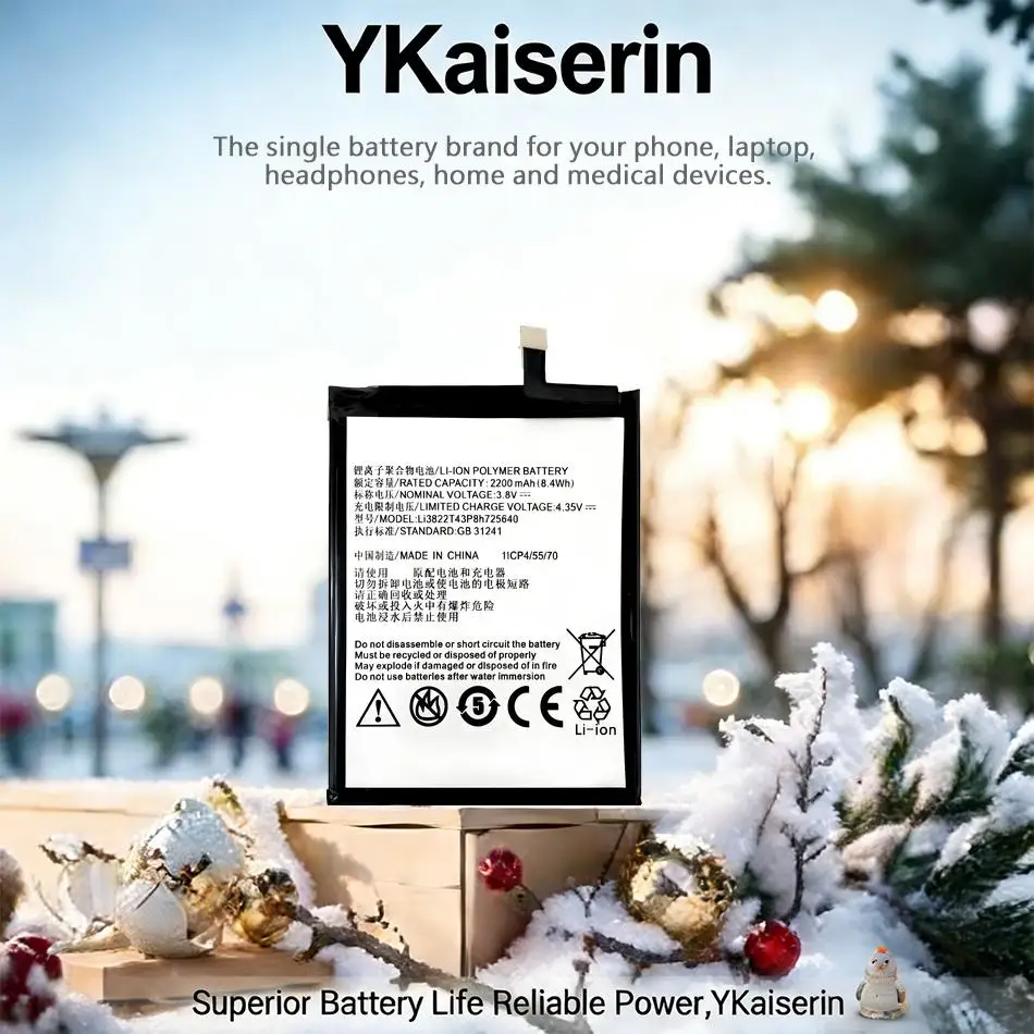 Аккумулятор Li3822t43p8h725640 для ZTE Blade A510 BA510, 2200 мАч, премиум-класса, на замену
Аккумулятор Li3822t43p8h725640 для ZTE Blade A510 BA510, 2200 мАч, премиум-класса, на замену