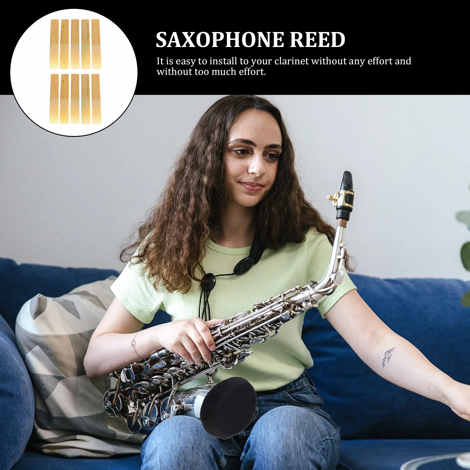10 Pcs Straight Beginners Clarinet Accessories Reeds Accessories Durable Professional Eco Friendly Install Saxophone
10 Pcs Straight Beginners Clarinet Accessories Reeds Accessories Durable Professional Eco Friendly Install Saxophone
