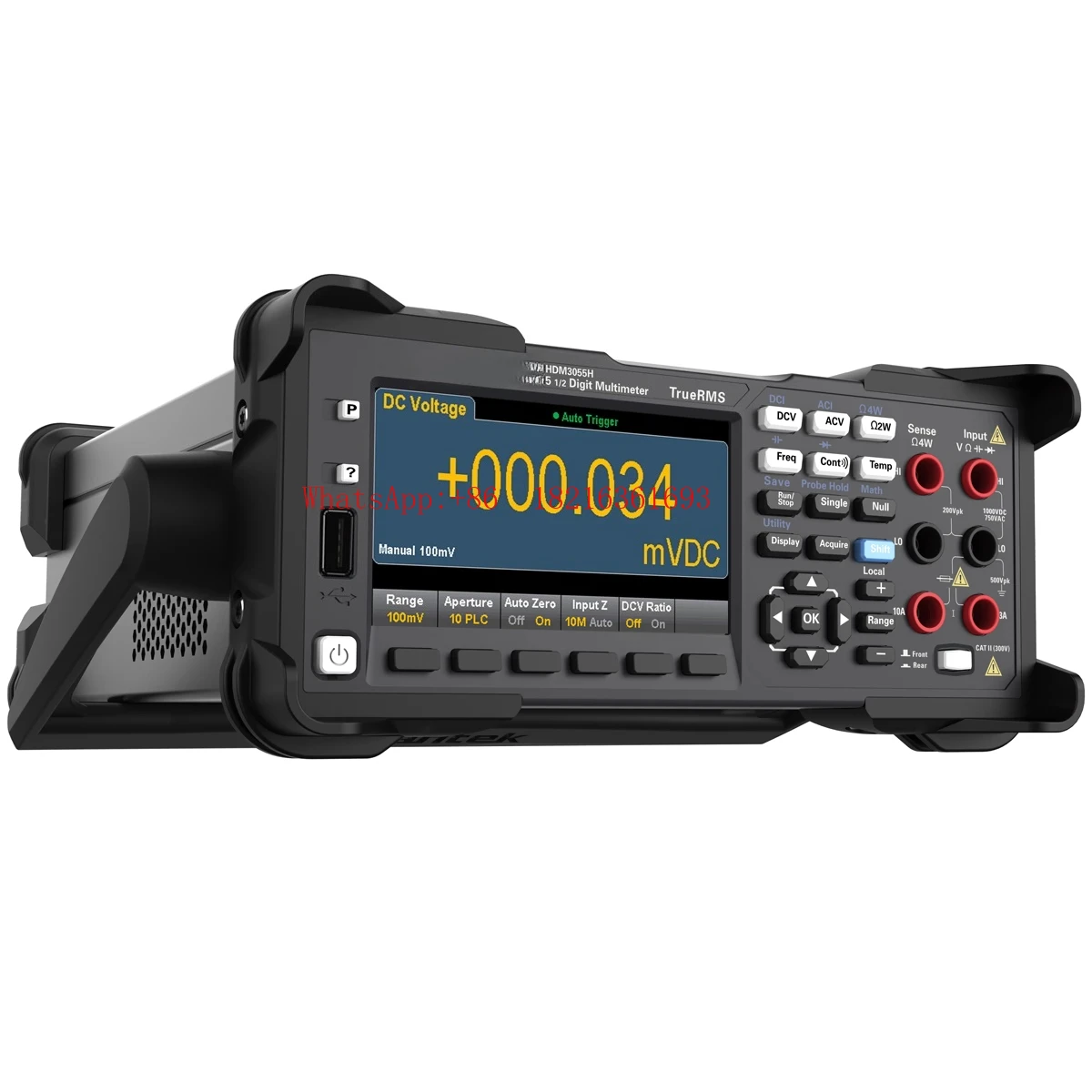 Настольный цифровой мультиметр HDM3055/HDM3065S/A/B/H Чтение пяти и половинных цифр
Настольный цифровой мультиметр HDM3055/HDM3065S/A/B/H Чтение пяти и половинных цифр